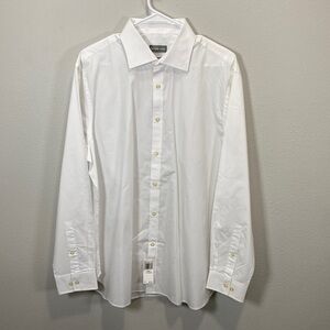 Michael KORS dress shirt white slim fit